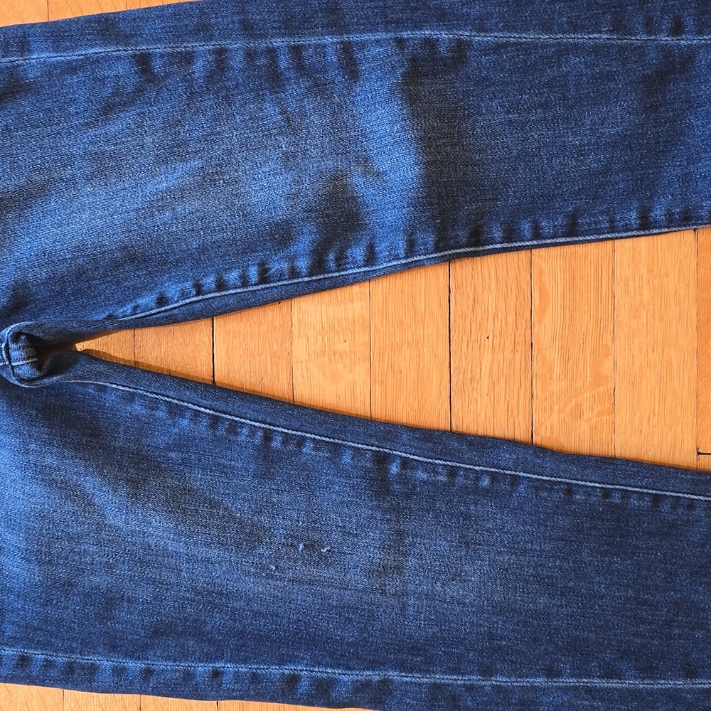 NWT, Pistola, Teagan-Spree, Dark Denim High Rise Front Slit Jeans, Women's 27 - Picture 9 of 16